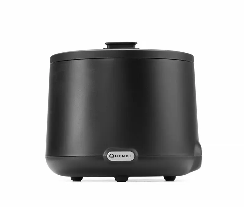 Suppenkessel UNIQ, HENDI, designed by Robert Bronwasser, 8L, Schwarz, 230V/500W, ⌀365x(H)325mm