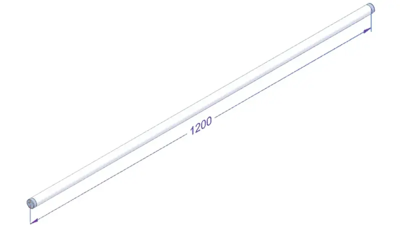T8 LED Röhre 1200mm 11,6W 2700-3000K für Fleisch für SOCA / SOCB Range