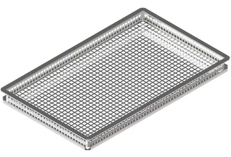 Tecnoeka Edelstahlblech Millennial EKTF11, GN 1/1, 39 mm tief, gelocht