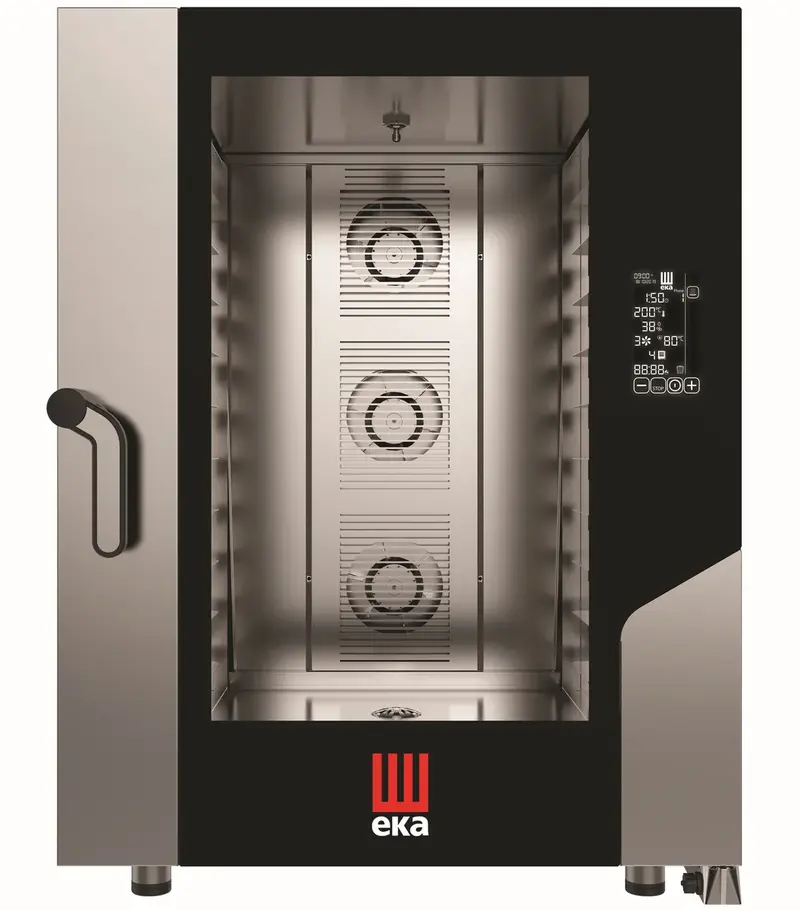 Tecnoeka Kombidämpfer Millennial Black Mask MKF 1064 BM, 10 x 600x400 mm