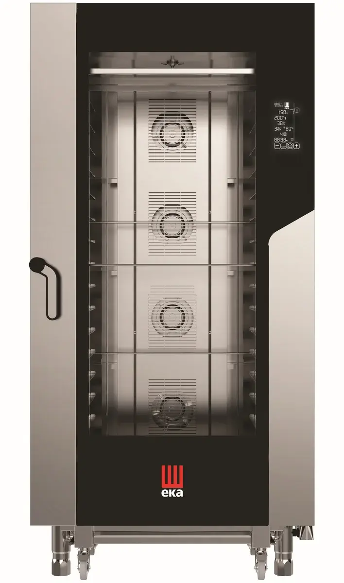 Tecnoeka Kombidämpfer Millennial Black Mask MKF 1664 BM, 16 x 600x400 mm