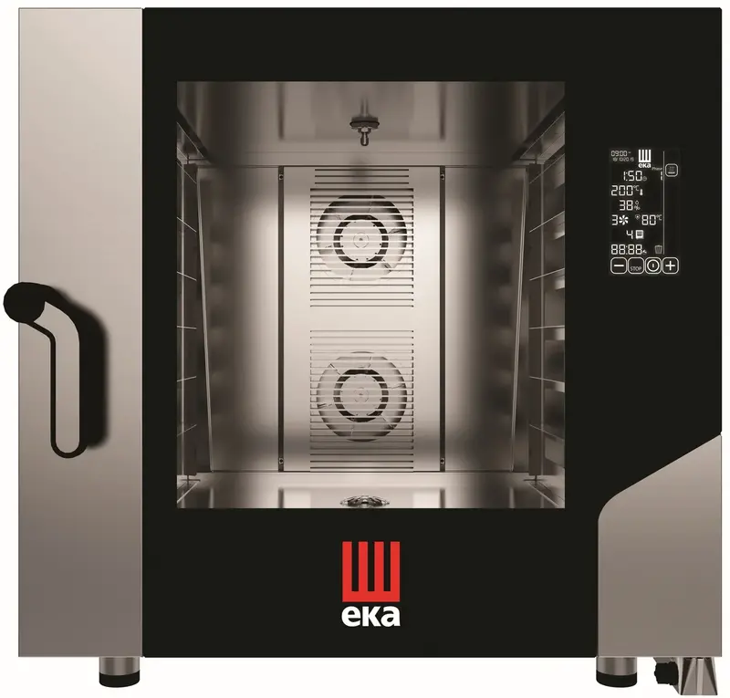 Tecnoeka Kombidämpfer Millennial Black Mask MKF 664 BM, 6 x 600x400 mm