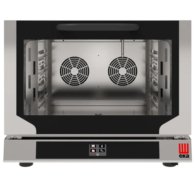 Tecnoeka Umluft-Konvektionsofen Evolution Next EKF 411 N T UD, 4 x GN 1/1, Direktdampf, Touch-Steuerung