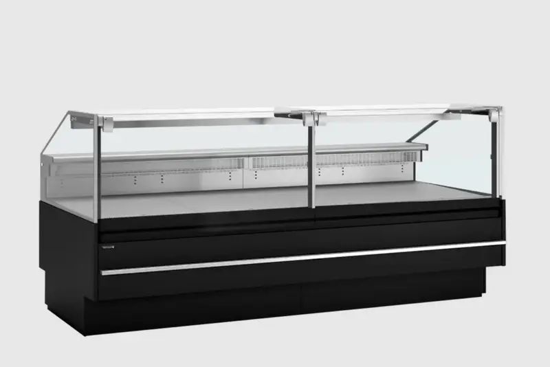 Tefcold Bedien-Kühltheke SOCA25090B 2548 mm, LED, schwarz