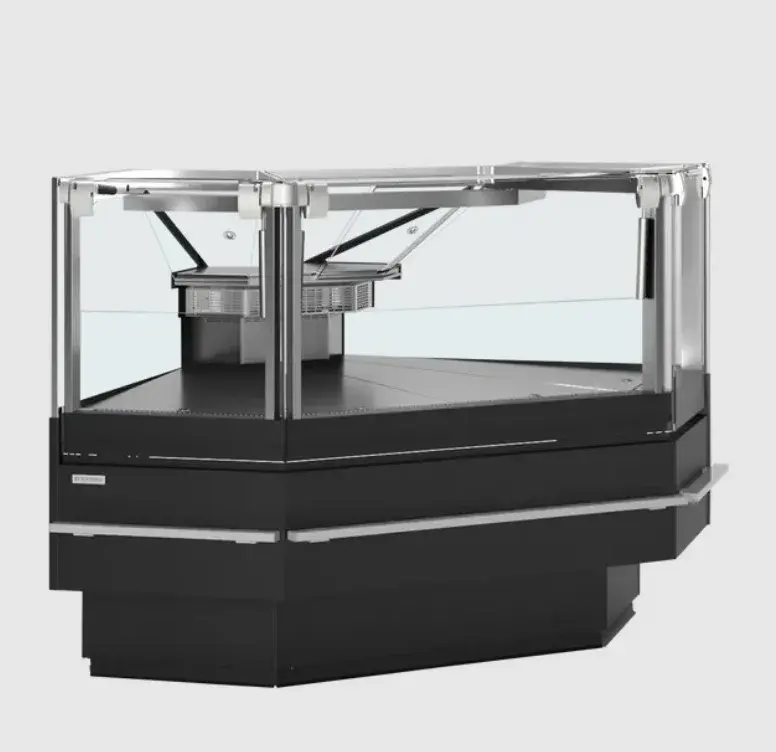 Tefcold Bedien-Kühltheke SOCA90EXTB 90 Grad Eckstück 1120 mm, LED, schwarz