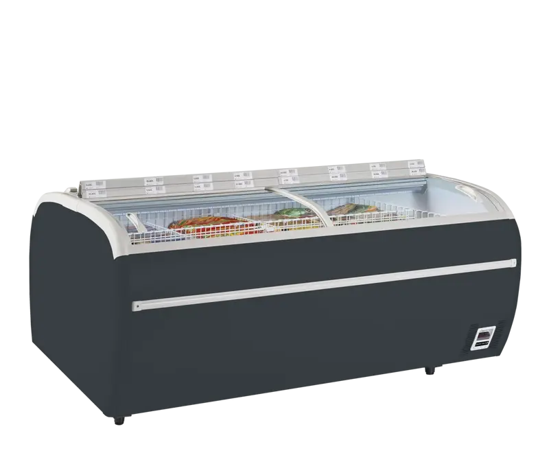 Tefcold Supermarkt-Kühler/ Gefriertruhe TWIN 220A-CF in Anthrazit