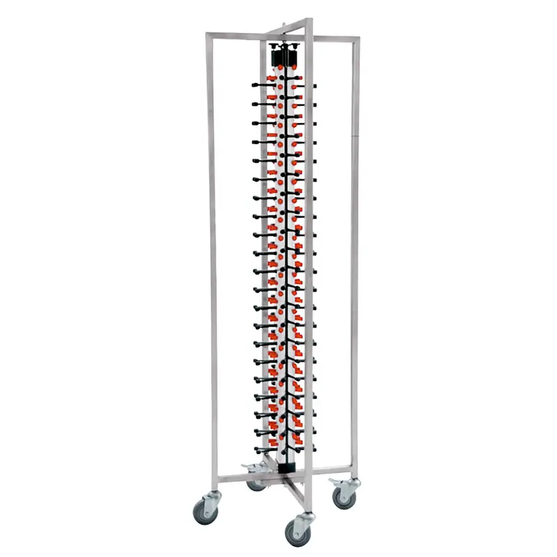 Tellerstapelsystem für 84 Teller, 65 x 59 x 188 cm