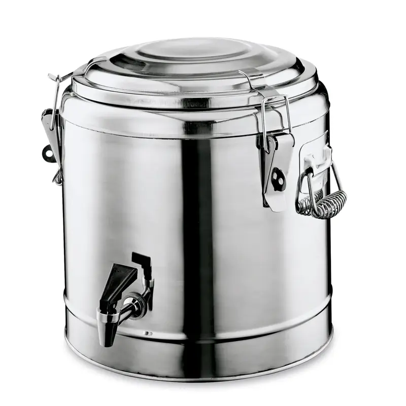 Thermogetränkebehälter, 8 ltr., Ø 24 cm, Chromnickelstahl