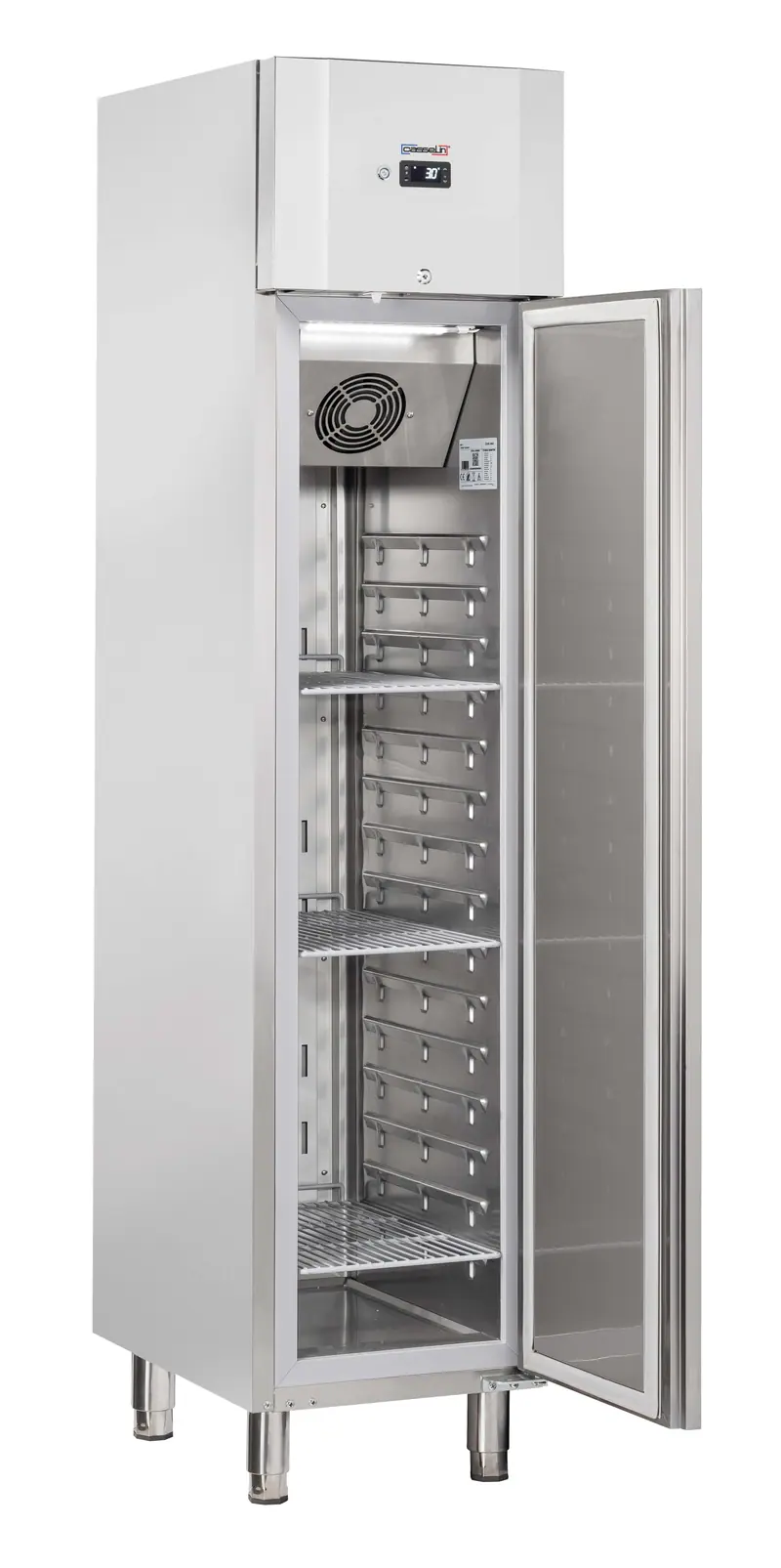Tiefkühlschrank 235 L Edelstahl