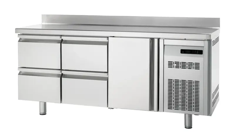 Tiefkühltisch Premium 1/4 mit Aufkantung