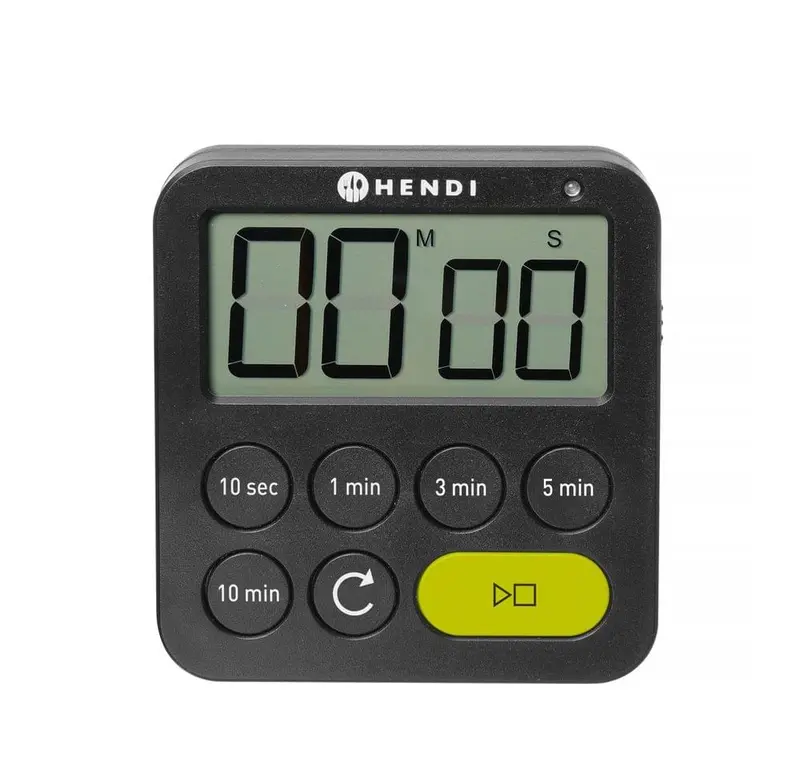 Timer, HENDI, Schwarz, 82x20x(H)88mm