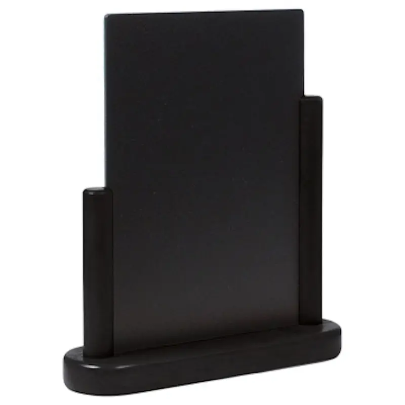Tischtafel 15x21 cm, schwarz