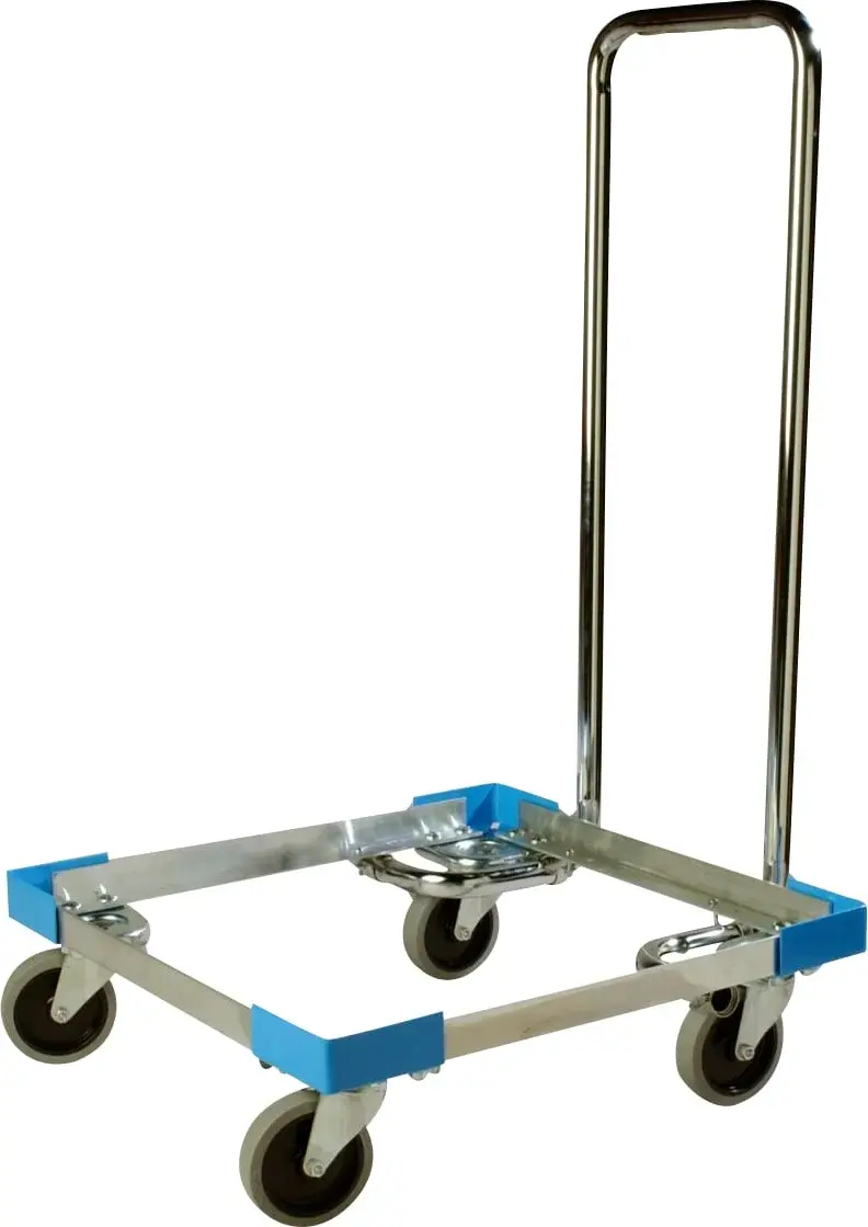 Transporthilfe Aluminium mit Griff für Spülkörbe 500x500