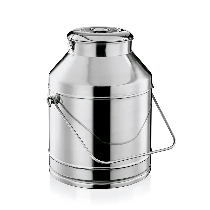 Transportkanne mit Tragebügel, 25 ltr., Ø 33,5 cm, Chromnickelstahl