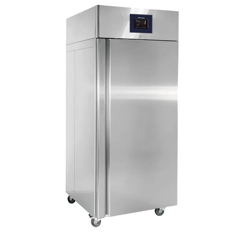 Virtus Bäckereitiefkühlschrank 850 Liter aus Edelstahl, 56x 600x400 mm, -10°/-20°C