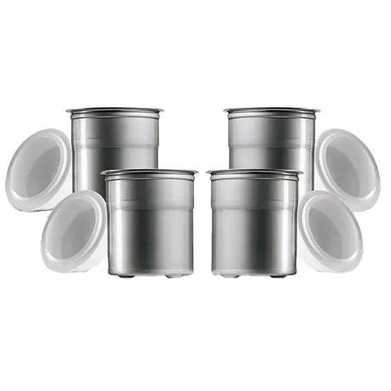 Virtus Becherset für FME0010, PACOJETIIP, PACOJET4, 4er Set