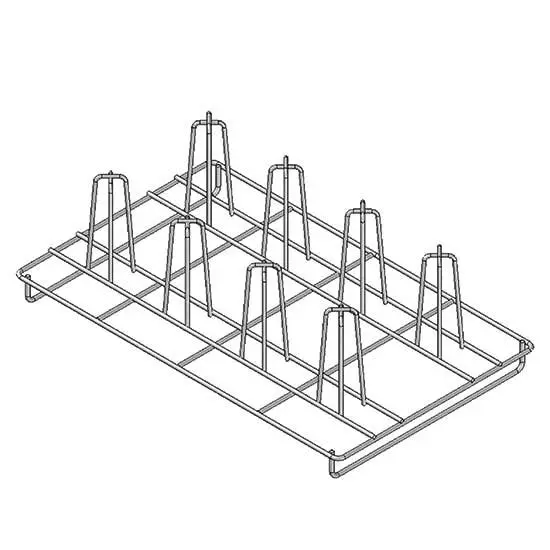 Virtus Edelstahl-Rost für Hähnchen, GN 1/1