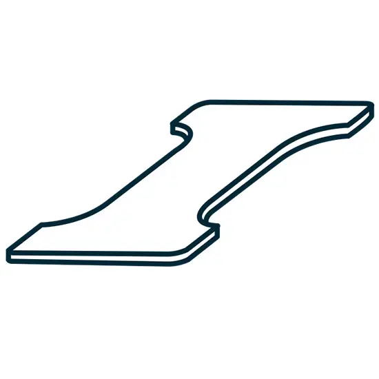 Virtus Einlage für quadratische Elektroplatten
