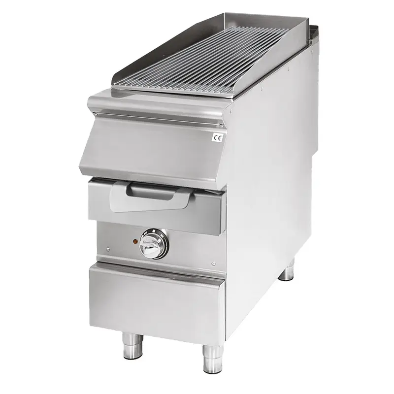 Virtus Elektro-Grill, Kochzone in Edelstahl, Fleisch/Fisch
