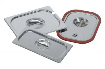 Virtus GN Deckel in Edelstahl mit Dichtung, GN 1/3 - RESTPOSTEN