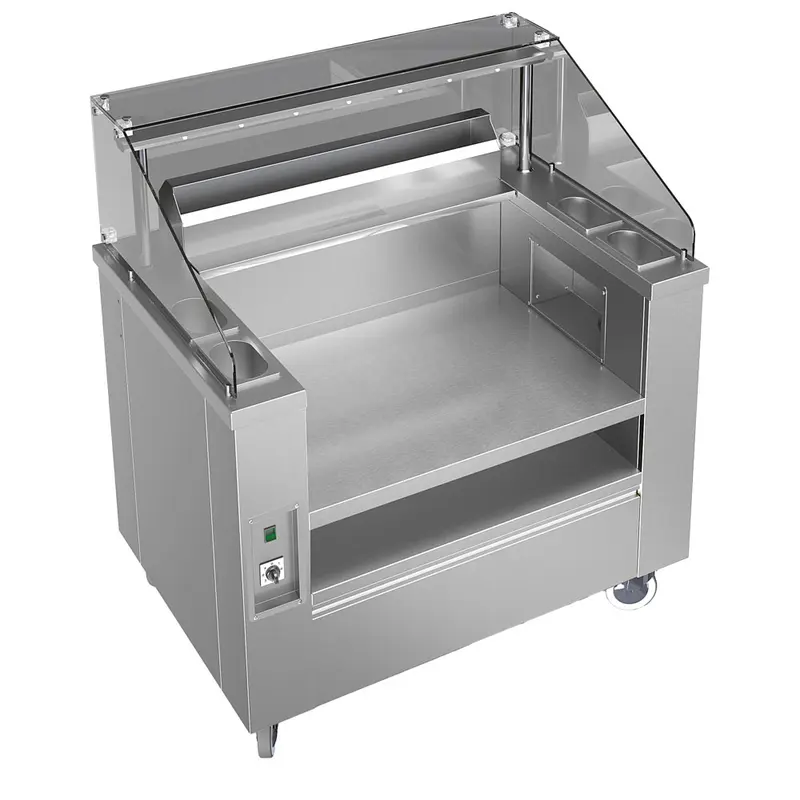 Virtus Mobile Show Cooking Station 1115 mm mit Abluftsystem