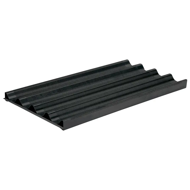 Virtus Perforiertes Aluminiumblech 435x340 für 4 Baguettes, Tynec Beschichtung
