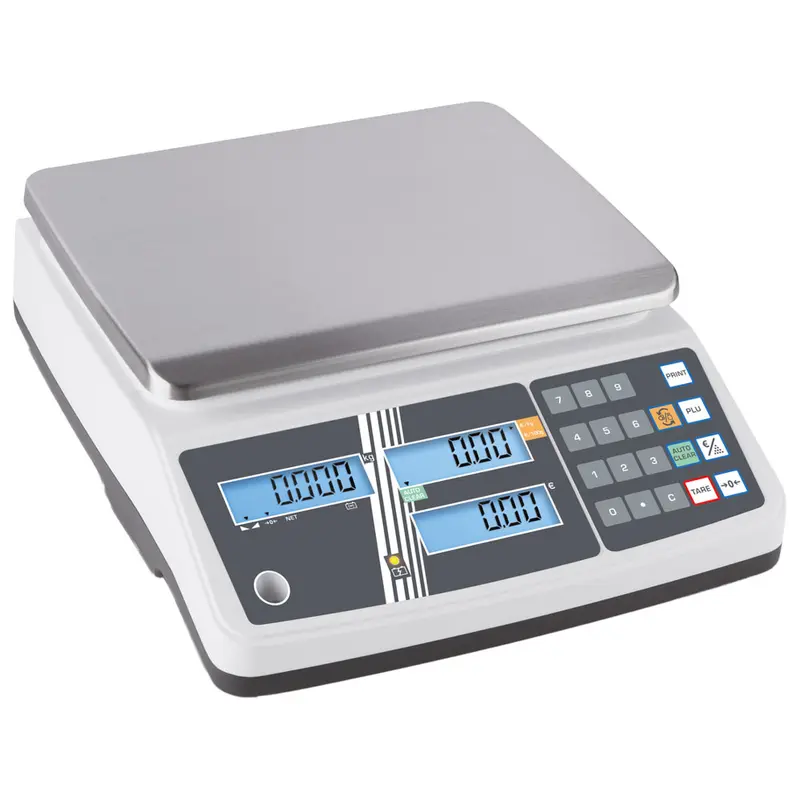 Virtus Portionswaage Wägebereich maximal 30 kg, Ablesbarkeit 10 g