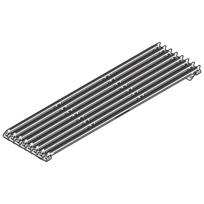 Virtus Reversibles Gusseisen Grill, Fleisch/Fisch