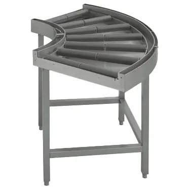 Virtus Rolltisch, gebogen, 90°