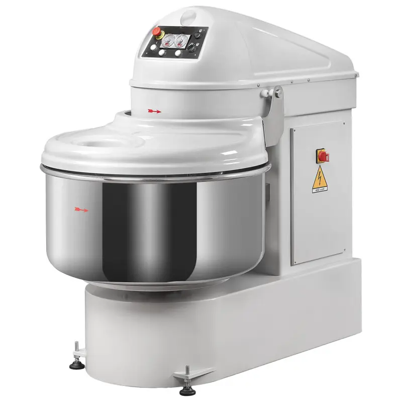Virtus Spiralteigkneter 130 kg/236 Liter, 2 Geschwindigkeiten (Knethaken), mit Timer und Kesselumkehrung