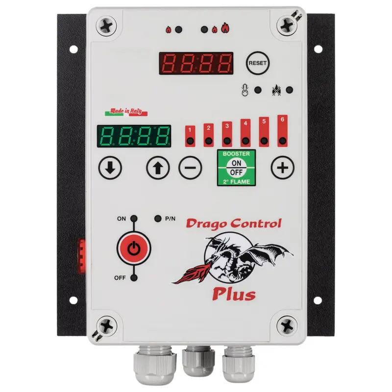 Virtus Steuereinheit für die Tempraturkontrolle von Holzpizzaöfen - 50/60Hz