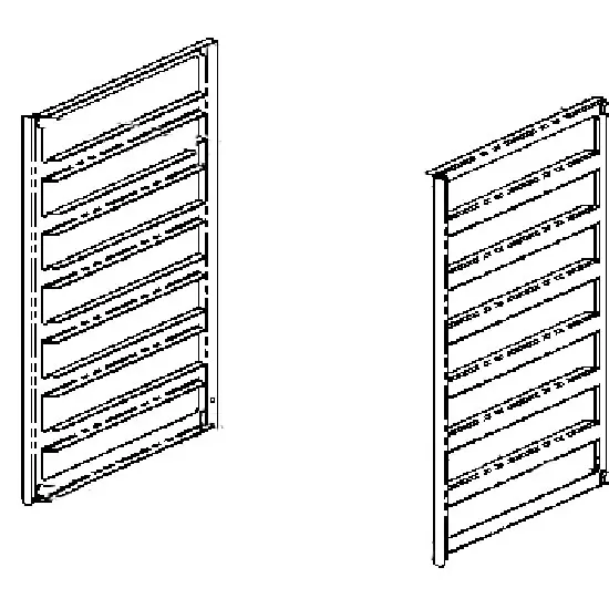 Virtus Umrüstkit von 10x GN 1/1 auf 8x 600x400 mm Backnorm