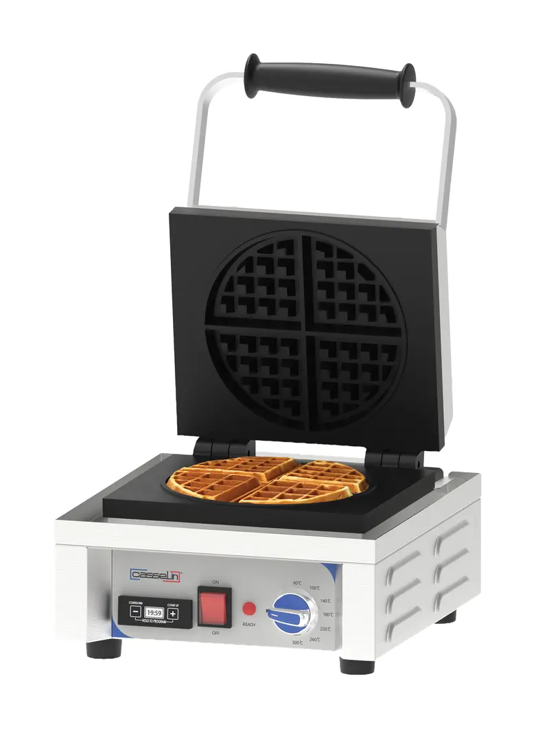 Waffeleisen rund 90° Öffnung