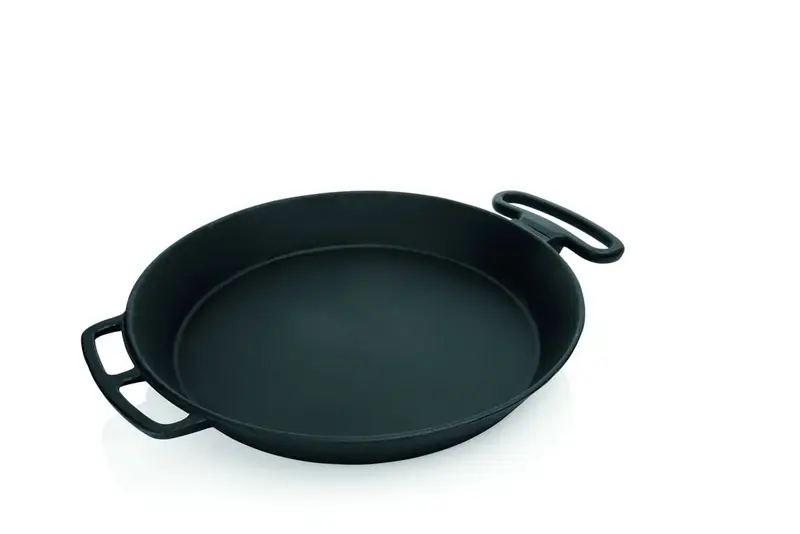 WAS Germany Eisenguss-Riesenpfanne mit einem abnehmbaren Rundgriff, Durchmesser 65cm