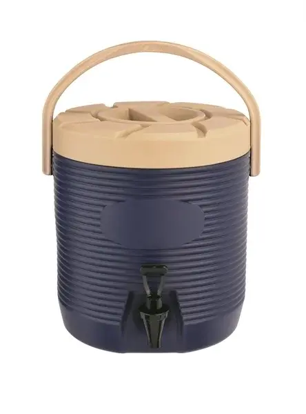 WAS Germany Getränke-Thermobehälter, rund, blau - 12 Liter
