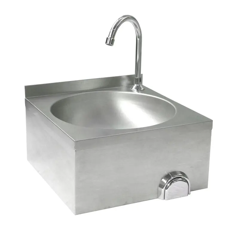 Waschbecken mit Kniebedienung, HENDI, 400x428x(H)406mm