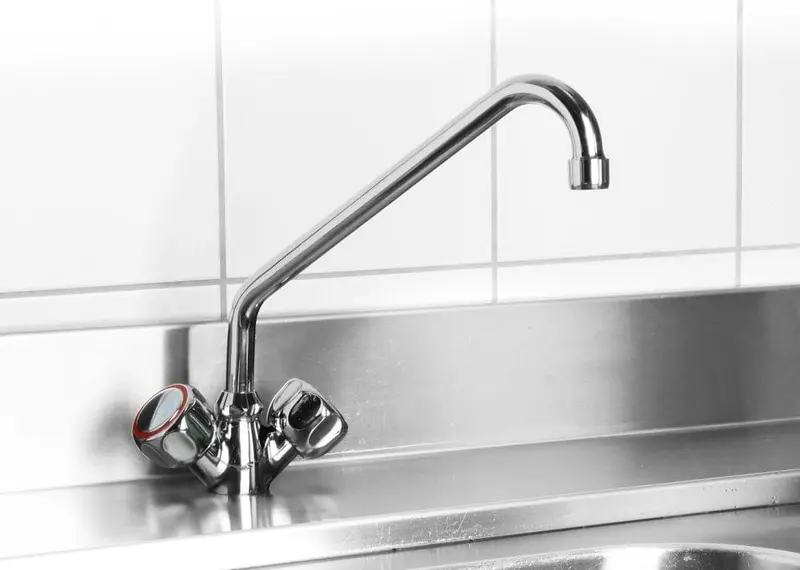 Wasserhahn, HENDI, 250x40x(H)275mm