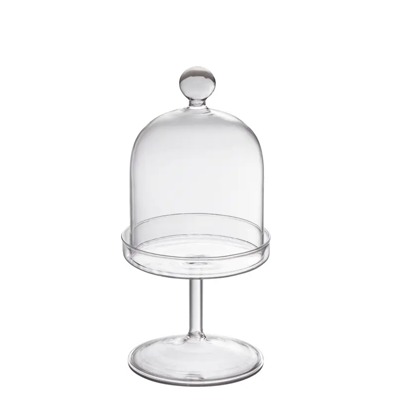 WMF Cloche Glas auf Fuss H 21 cm