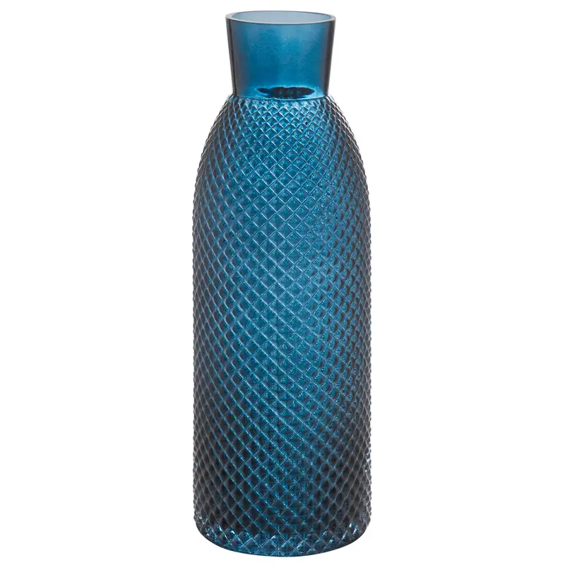 WMF Glasvase dunkelblau H 40,5 cm