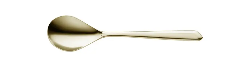 WMF Runder Suppenlöffel SHADES PVD Hellgold | 12 Stück