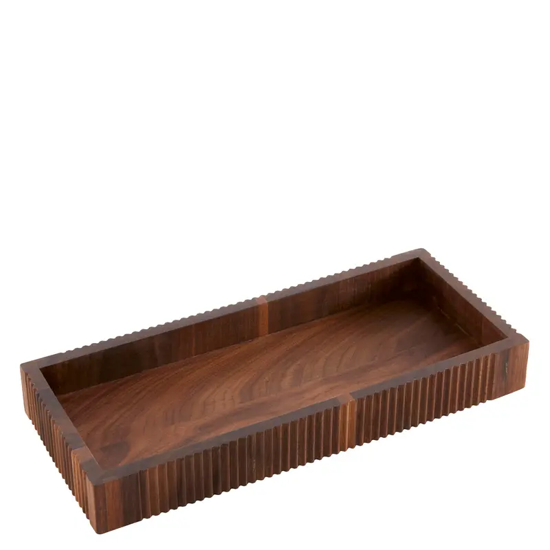 WMF Tablett Holz (Walnuss) rechte. 30x13x4cm