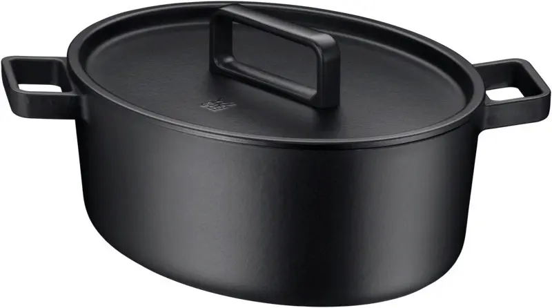WMF Topf oval 33X26cm schwarz FLAVOUR Gussei
